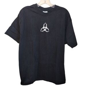 Vtg '01 Charmed Tv Show T-shirt L Glow In Dark Graphic Black Cotton